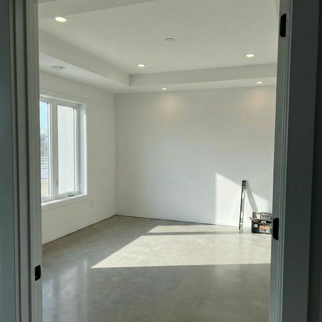 Finition intérieure moderne et Gyproc